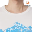 【Hilltop 山頂鳥】POLARTEC 印花T恤 男款 白｜PS04XMF1ECB0