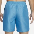【NIKE 耐吉】短褲 Essential Lap 7” 男款 藍 速乾 內裡 開衩 抽繩 鬆緊 衝浪 沙灘排球褲(NESSD450-480)
