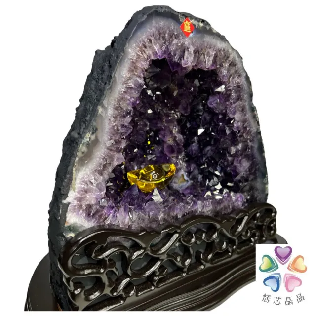 【恬芯晶品】巴西頂級ESP紫晶洞7.45KG新居財位擺設MA26(紫水晶洞開運水晶招財招貴人開業財位晶洞)