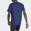 【adidas 愛迪達】上衣 男款 短袖上衣 運動 吸排 亞規 TR-ES BASE 3S T 藍 IB8152(S2530)