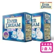 【EVER DREAM】韓國藍貓 草本清香紫標 9KG 2盒入(速凝結貓砂/貓砂/礦砂/膨潤土砂/低粉塵)