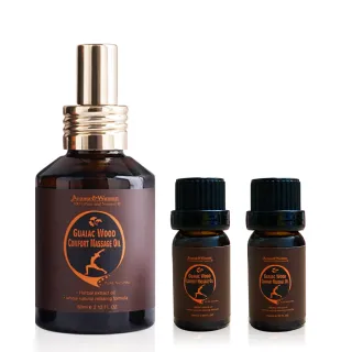 【芳香小舖】癒創木舒活按摩精油買大送兩小(60ml*1+10ml*2)