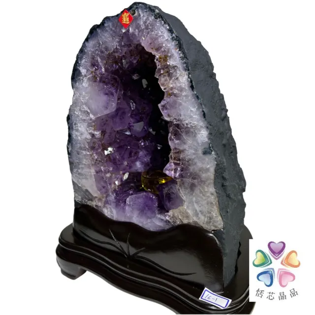 【恬芯晶品】巴西紫鈦晶紫晶洞6.4KG新居財位擺設MA28(紫水晶洞開運水晶招財招貴人開業財位晶洞)