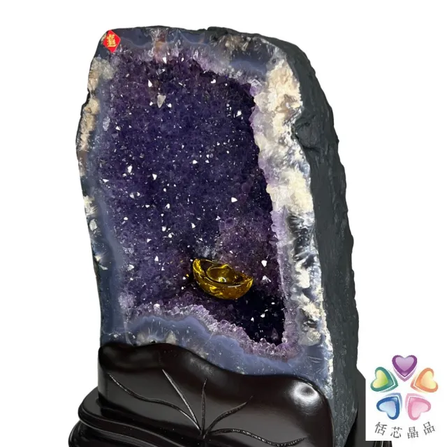 【恬芯晶品】巴西高品紫晶洞9.45KG新居財位擺設MA25(紫水晶洞開運水晶招財招貴人開業財位晶洞)