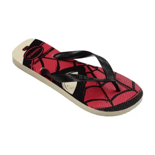 【havaianas 哈瓦仕】拖鞋 男鞋 女鞋 夾腳拖 蜘蛛人 Top Marvel Logomania 紅色 4146953-0121U(哈瓦士)