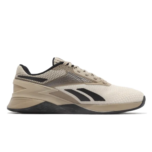 【REEBOK】訓練鞋 Nano X3 男鞋 卡其 黑 緩衝 支撐 健身 重訓 運動鞋(100033780)