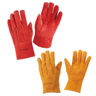 【CAPTAIN STAG】戶外軟皮手套M_黃 UM-1913(悠遊戶外)