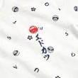 【EDWIN】江戶勝 女裝  經典滿版LOGO短袖T恤(米白色)