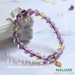 【Naluxe】冰種紫水晶ll黃水晶ll設計款開運手鍊(開智慧、招財、迎貴人、二月誕生石)