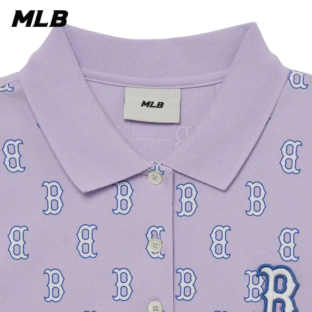 【MLB】連身裙 長版上衣 MONOGRAM系列 波士頓紅襪隊(3FOPM0233-43LDL)