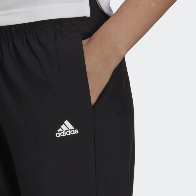 【adidas 愛迪達】W WV Pant 女 長褲 亞洲版 運動 訓練 透氣 吸濕排汗 舒適 愛迪達 黑(HD6823)