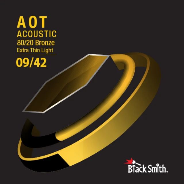 【BlackSmith】ABR-0942 奈米碳纖維 AOT 薄包膜 黃銅 民謠吉他弦(原廠公司貨 商品保固有保障)