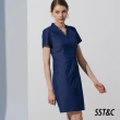 【SST&C 最後55折】藍仿牛仔短袖洋裝8562303003