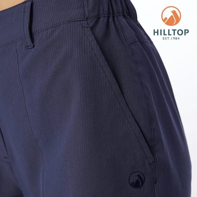 【Hilltop 山頂鳥】彈性短褲 女款 藍｜PS09XF74ECE0