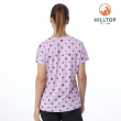 【Hilltop 山頂鳥】印花T恤 女款 紫｜PS04XFL5ECJZ