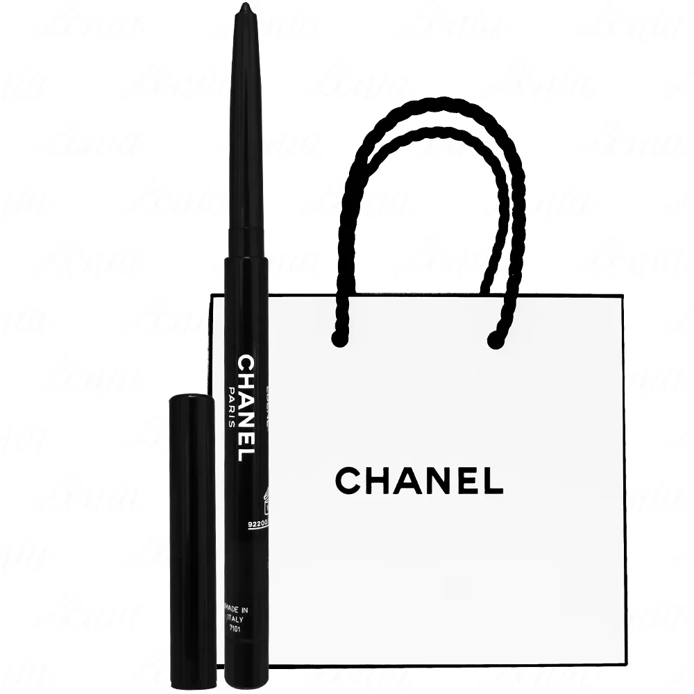 【CHANEL 香奈兒】絲柔恆采眼線筆#10 EBENE 0.3g(+CHANEL 紙袋 專櫃公司貨)