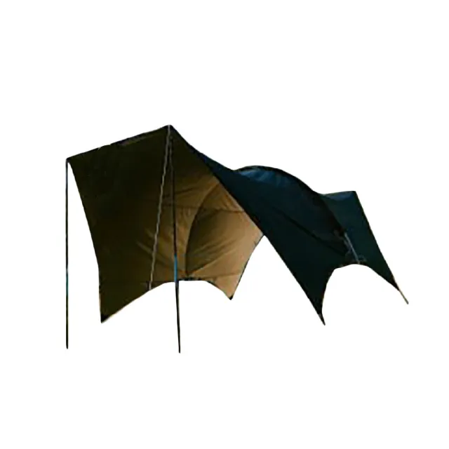 【MBCF 露營狂】8x7哈比天幕 素色款(MB 哈比天幕 420D 哈比帳 6x7 8x7 哈比帳 露營 逐露天下)