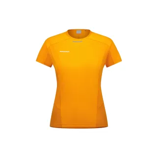 【Mammut 長毛象】Aenergy FL T-Shirt AF W 抗菌短袖排汗衣 柑桔橘 女款 #1017-04990