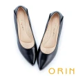 【ORIN】氣質典雅羊皮尖頭高跟鞋(黑色)