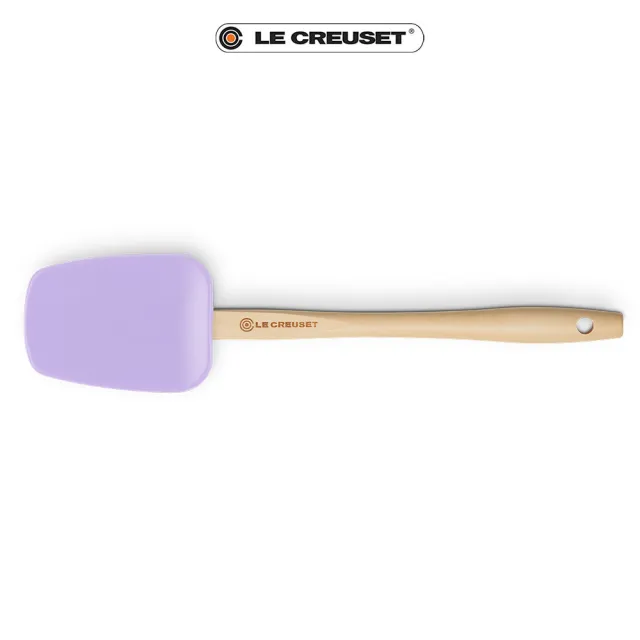 【Le Creuset】琺瑯鑄鐵鍋媽咪鍋水晶紫26cm(B鏟杓淡粉紫)