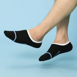 【oillio 歐洲貴族】6雙組 抑菌除臭氣墊隱形襪 3倍毛圈加厚氣墊 避震舒適(2色 臺灣製 男女適穿 襪子)