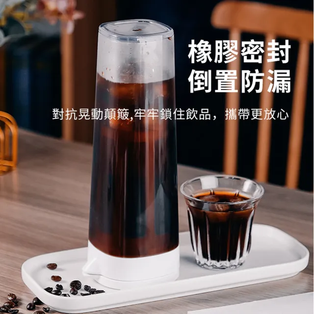 【Bincoo】冷萃冷泡壺 冰箱家用冷泡咖啡壺 茶水分離杯 冰咖啡/冷萃茶 冰滴冷泡瓶 1100ML