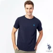 【U.S. POLO ASSN.】舒活彈性T恤-藏藍色(短袖 T恤 小馬)