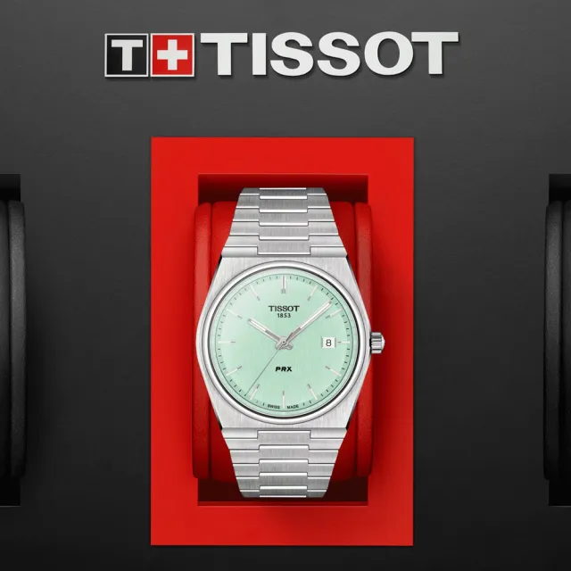 【TISSOT 天梭 官方授權】PRX系列 1970年代復刻 潮男必備 時尚腕錶 禮物推薦 畢業禮物(T1374101109101)