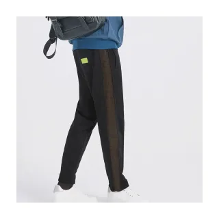 【OB 嚴選】側邊燈芯絨拼接設計織戴休閒縮口褲 《KL1425》