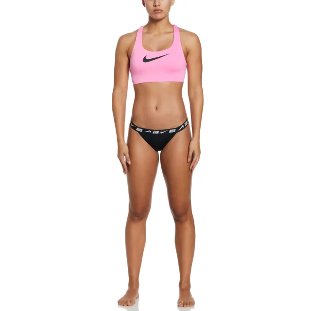 【NIKE 耐吉】SWIM 女泳裝 比基尼上衣 ICON 粉 NESSD297-670