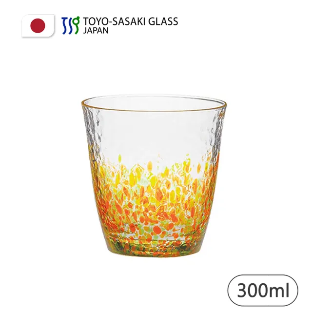 【TOYO SASAKI】日本製水之彩威士忌杯/陽之彩/300ml(日本高質量玻璃代表)