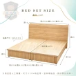 【睡芙麗-好睡名床】6x7尺渡邊功能型床頭+渡邊六抽收納床底(兩件式、簡約、收納、木芯板、雙人特大)