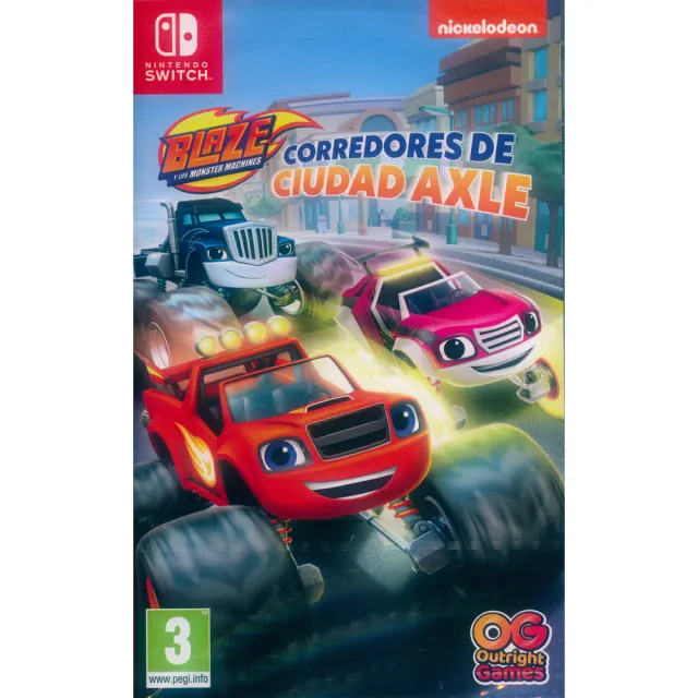 【Nintendo 任天堂】NS Switch 旋風戰車隊：車軸市賽車 Blaze and the Monster(中英文歐版)