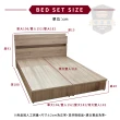 【睡芙麗-好睡名床】3.5尺高橋功能型床頭+高橋無抽六分半封床底(兩件式、簡約、半封、木芯板、單人加大)