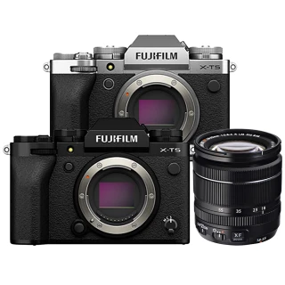 【FUJIFILM 富士】X-T5黑色+XF18-55mm變焦鏡頭*(平行輸入)