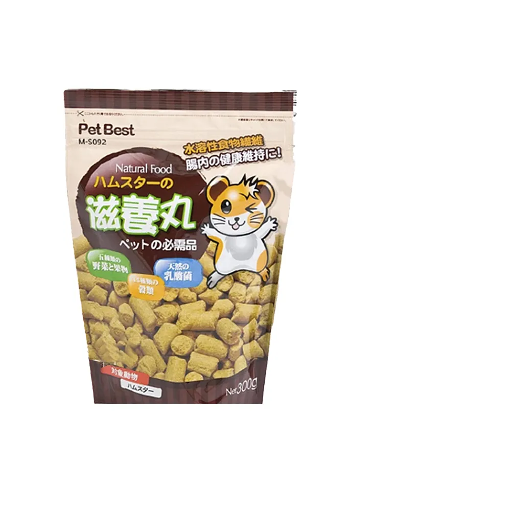 【PetBest】鼠用滋養丸點心 300g(寵物鼠 倉鼠 零食 營養 益生菌 口腔 咬合 磨牙 清潔 保健)