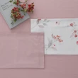 【IN-HOUSE】400織紗棉天絲兩用被床包組-銀白莓園(單人)