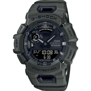 【CASIO 卡西歐】G-SHOCK 運動生活藍芽多功能手錶-墨綠  新年禮物(GBA-900UU-3A)