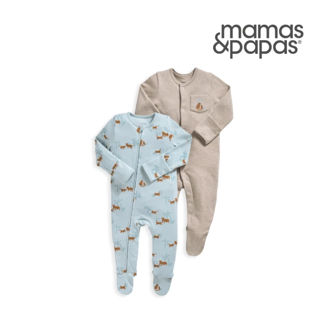 【Mamas & Papas】我的虎崽崽-連身衣2件組(4種尺寸可選)