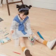 【OB 嚴選】親子系列假兩件條紋純棉魚尾洋裝童裝 《QA1111》