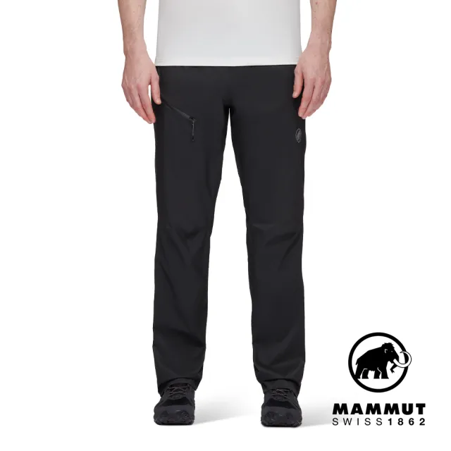 Mammut 長毛象】Alto Light HS Pants Men 輕量全開拉鍊雨褲黑色男款