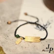 【Jpqueen】幸福禮牌交錯編織繩手工手鍊(8款可選)