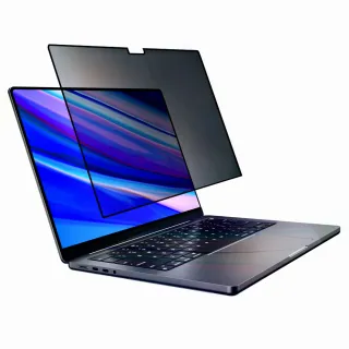 【SOBiGO!】MacBook Pro 14 磁吸抗藍光防窺片 耐磨抗反射台灣品牌SGS字號:YA80080/2022(A2442專用)