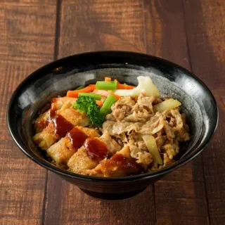 【吉野家】明星商品★牛雞雙寶丼(限時加贈冰檸檬風味紅茶乙杯)