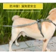 【May shop】寵物訓練袋 高反光可伸縮防暴衝牽繩+隨身垃圾袋撿便袋