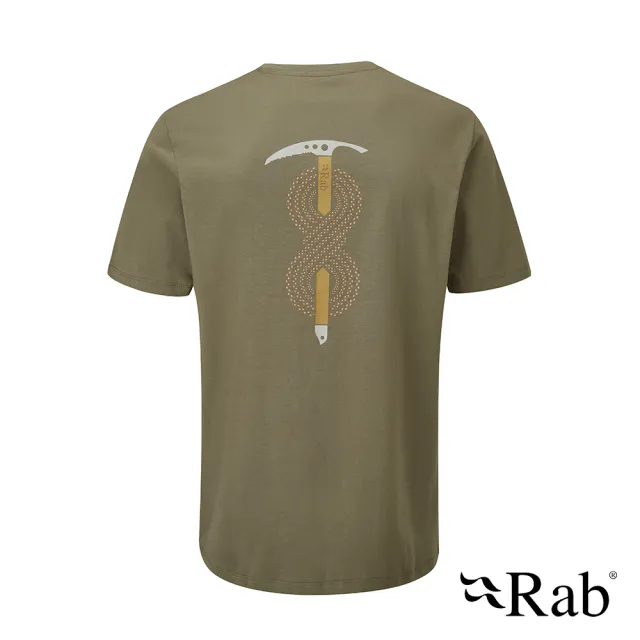 【RAB】Stance Axe Tee 有機棉短袖T恤 男款 淺卡其 #QCB83