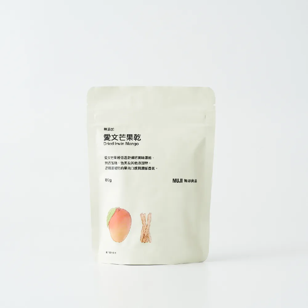 【MUJI 無印良品】無添加 愛文芒果乾