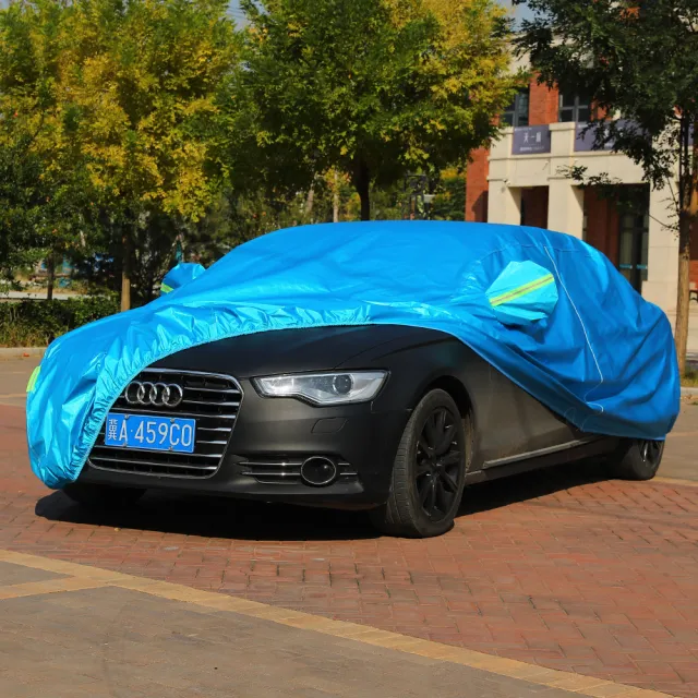 【YORI優里嚴選】杜邦牛津汽車車罩 防曬車罩 防雨車罩(車用防塵套 戶外防曬 內裡加絨 夜間反光條)