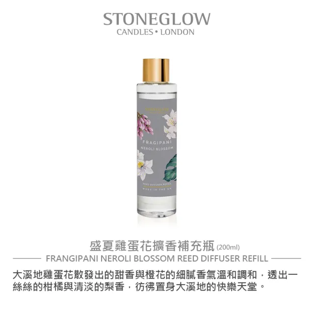 【STONEGLOW】盛夏雞蛋花擴香補充瓶(200mL)