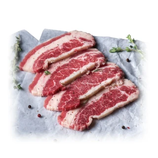 【豪鮮牛肉】美國安格斯凝脂牛五花牛排14片(100g±10%/片)